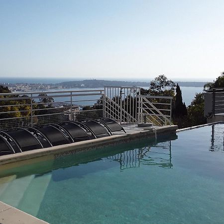 Villa Alamp#Supercannes #Golfejuan #Cannes #Mediterraneanpanoramicview #Piscine #Rooftop # Verymodern #Openliving #Closebeach #Closecapantibes วาลูริส ภายนอก รูปภาพ