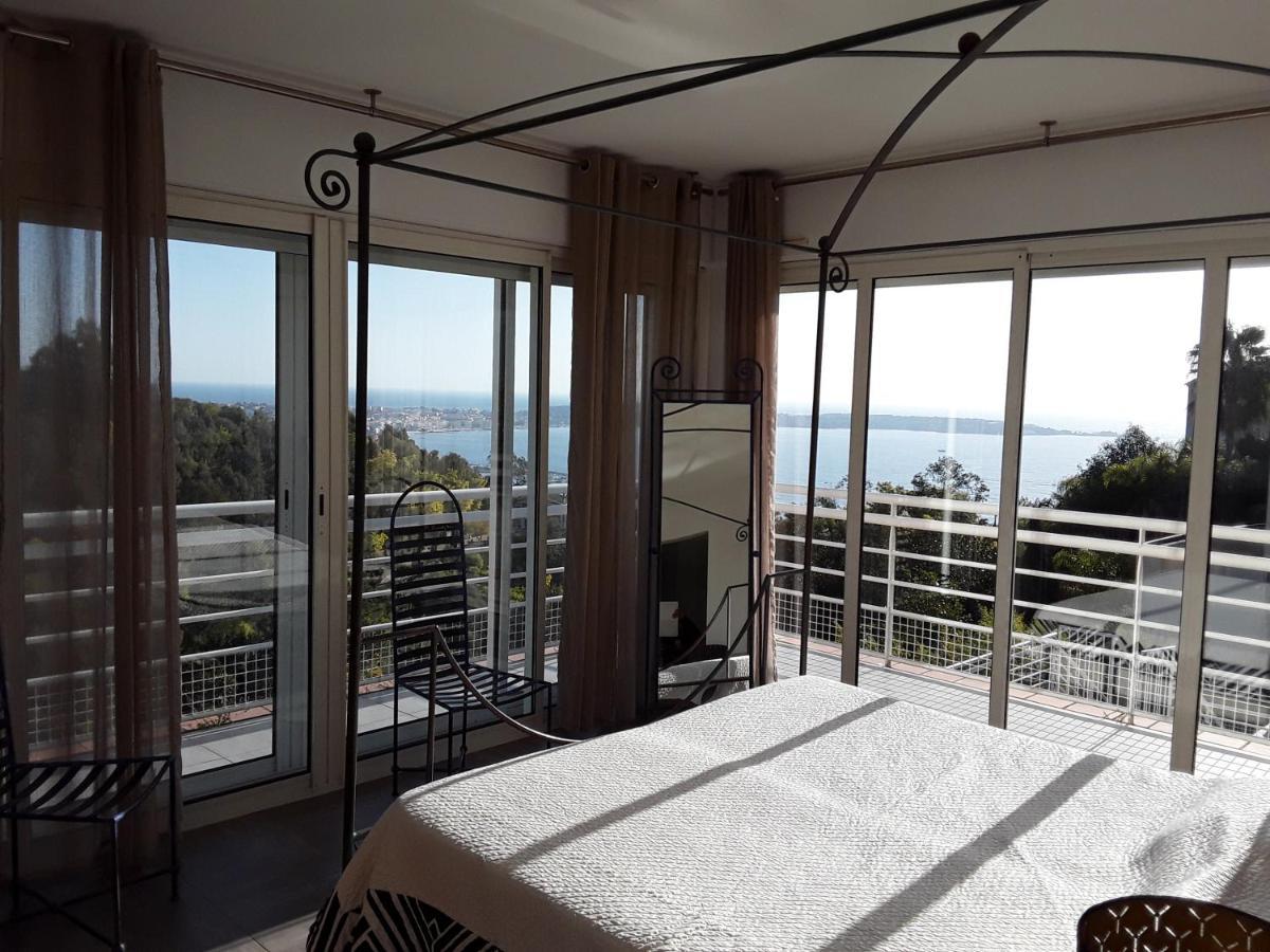 Villa Alamp#Supercannes #Golfejuan #Cannes #Mediterraneanpanoramicview #Piscine #Rooftop # Verymodern #Openliving #Closebeach #Closecapantibes วาลูริส ภายนอก รูปภาพ